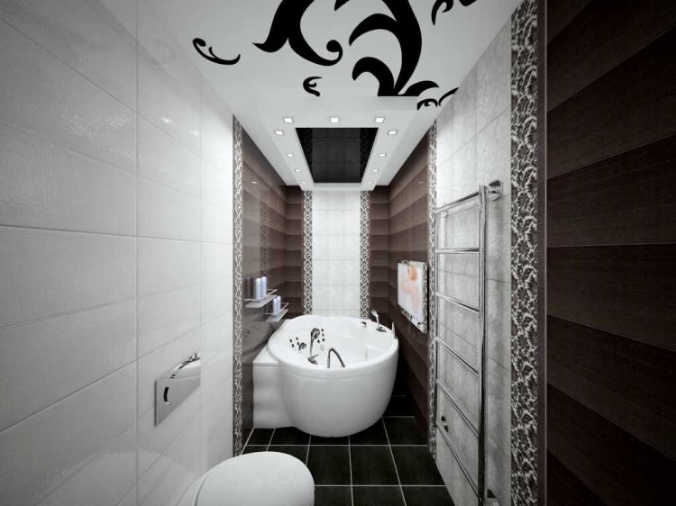 Потолок плитка в ванной комнате. Потолок в ванной. Дизайн туалета. Черный потолок в ванной. Черный потолок в туалете натяжной.